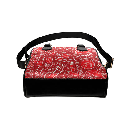 Phlebotomist Pattern Print Design A02 Shoulder Handbag