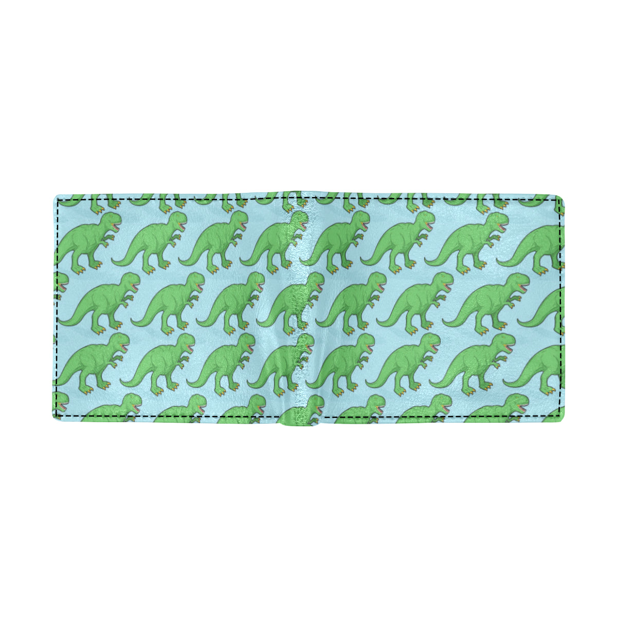 T Rex Pattern Print Design A01 Men's ID Card Wallet