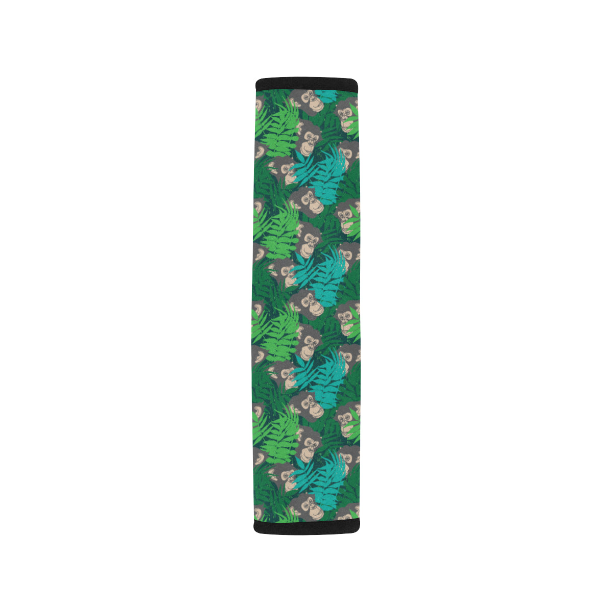 Chimpanzee Pattern Print Design 01 Car Seat Belt Cover