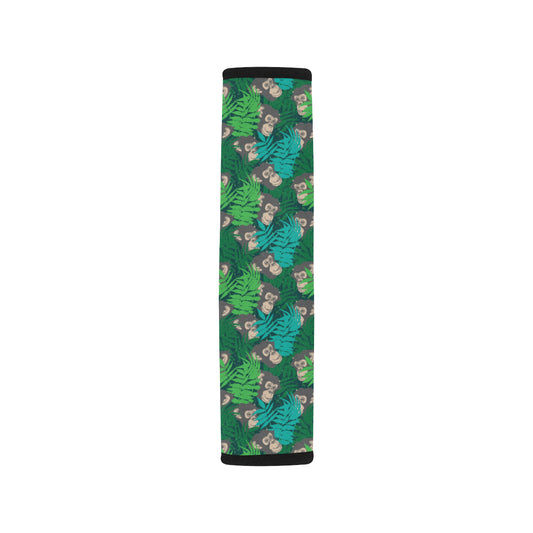 Chimpanzee Pattern Print Design 01 Car Seat Belt Cover