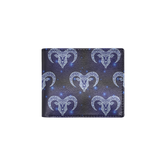 Aries Zodiac Pattern Print Design 01 Men's ID Card Wallet