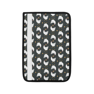 Chicken Pattern Print Design 06 Car Seat Belt Cover