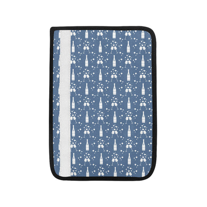 Champagne Pattern Print Design 05 Car Seat Belt Cover