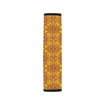 Octopus Background Design Print Car Seat Belt Cover