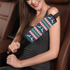 Reindeer Pattern Print Design 03 Car Seat Belt Cover