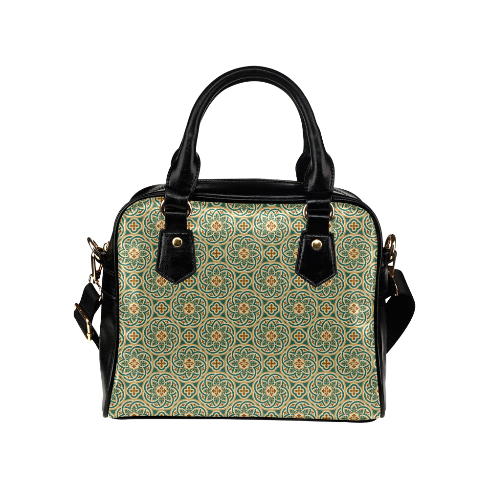 Cross Pattern Print Design 01 Shoulder Handbag