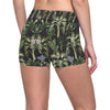 Rainforest Pattern Print Design RF05 Yoga Shorts