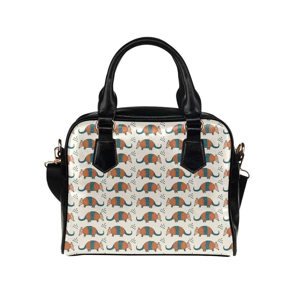 Armadillo Pattern Print Design 01 Shoulder Handbag