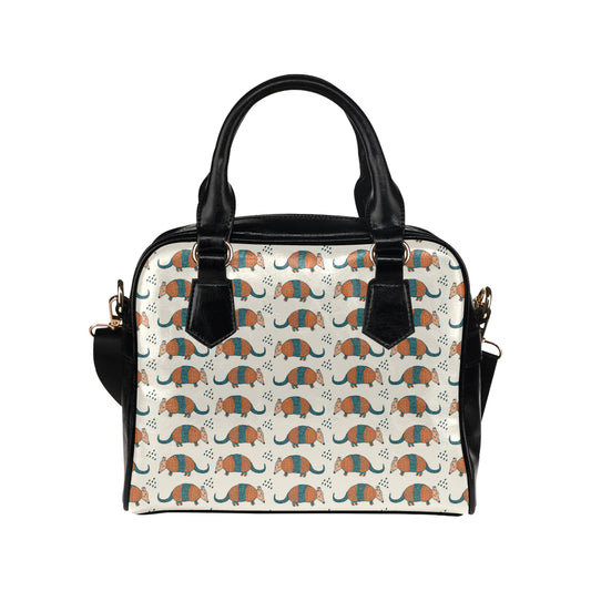 Armadillo Pattern Print Design 01 Shoulder Handbag