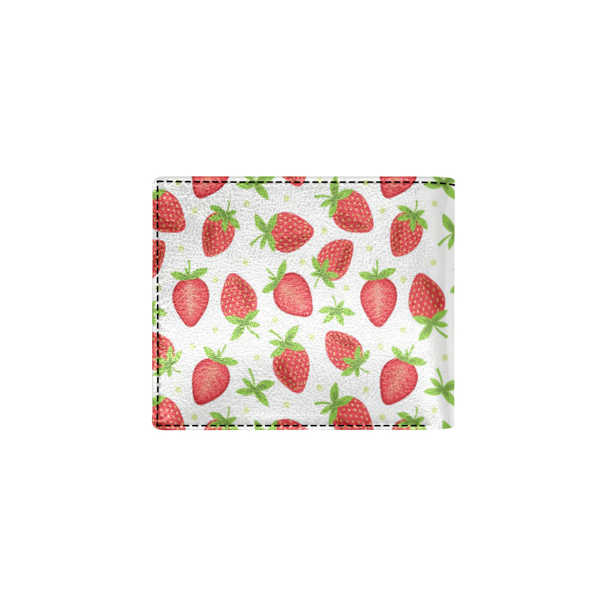 Strawberry Pattern Print Design SB07 Men's ID Card Wallet