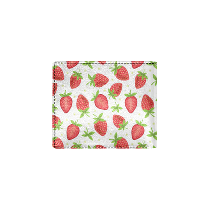 Strawberry Pattern Print Design SB07 Men's ID Card Wallet