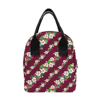 Hawaiian Themed Pattern Print Design H06 Insulated Lunch Bag