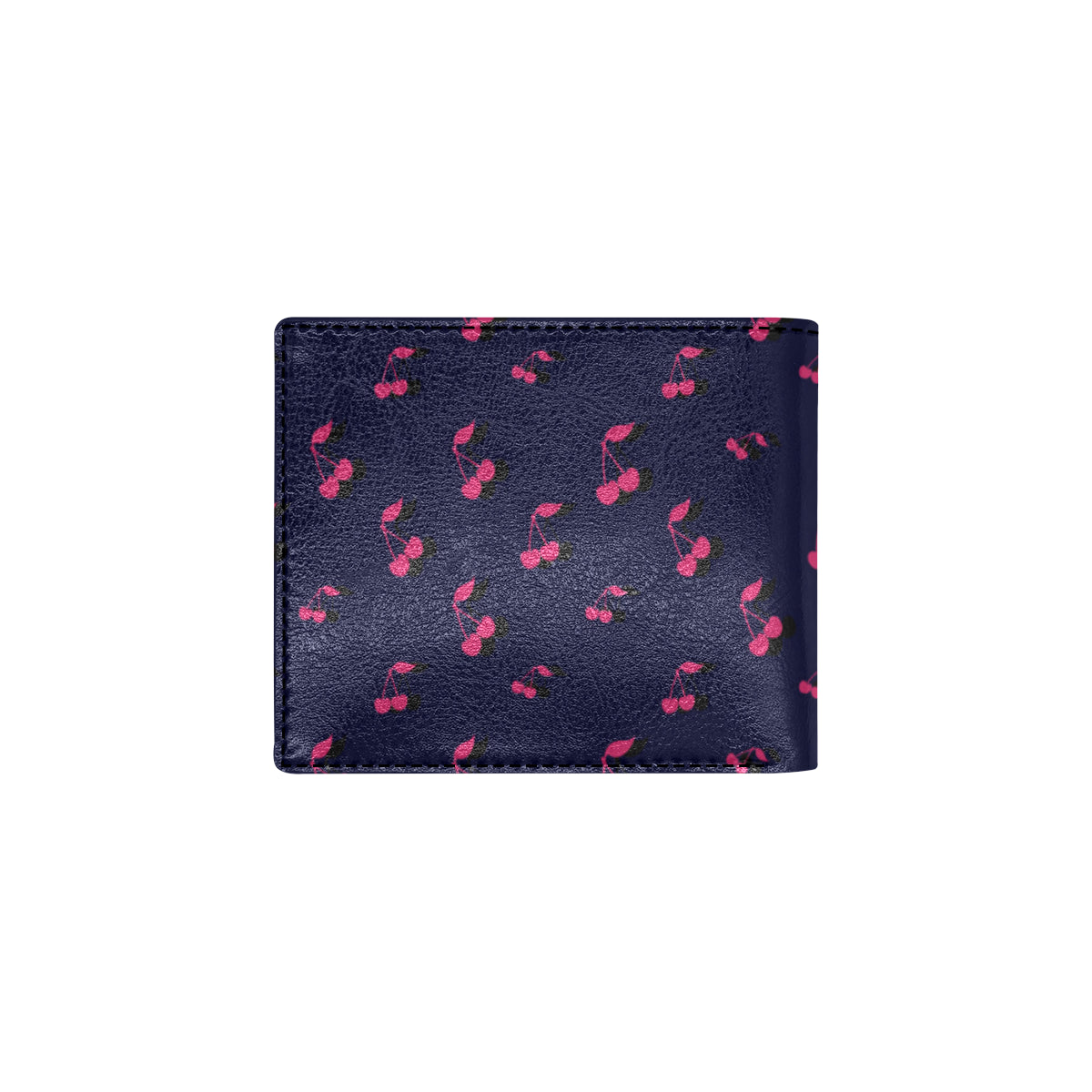 Cherry Pattern Print Design 02 Men's ID Card Wallet