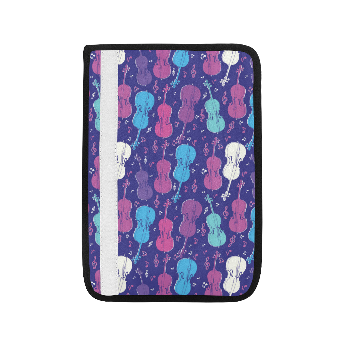 Cello Pattern Print Design 01 Car Seat Belt Cover