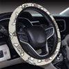 Chihuahua Pattern Print Design 02 Steering Wheel Cover with Elastic Edge