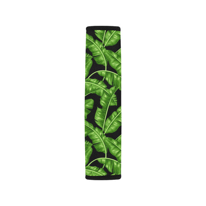 Banana Leaf Pattern Print Design BL01 Car Seat Belt Cover