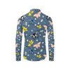 Monarch Butterfly Pattern Print Design 02 Men's Long Sleeve Shirt