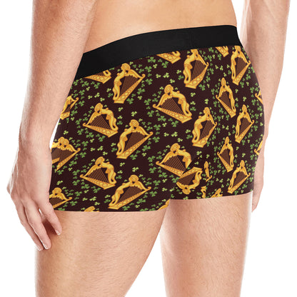 Harp Pattern Print Design 02 Men's Boxer Briefs