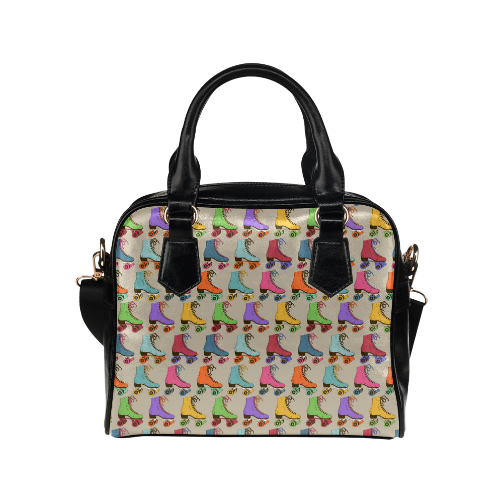 Roller skate Pattern Print Design A01 Shoulder Handbag