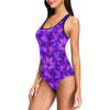 Amaryllis Pattern Print Design AL03 Women Swimsuit