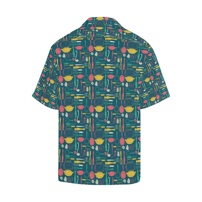 Cooking Kitchen Tools Pattern Print Design 01 Men's Hawaiian Shirt