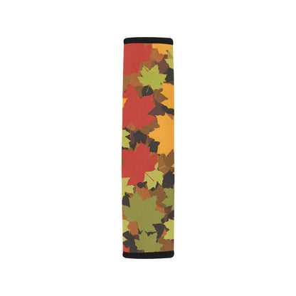 Maple Leaf Pattern Print Design 05 Car Seat Belt Cover