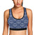 Anchor Stripe Pattern Sports Bra