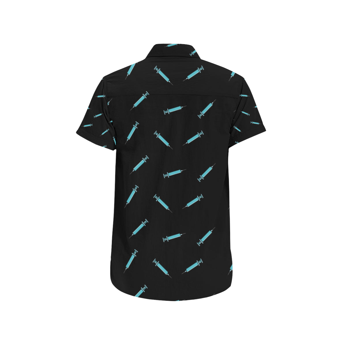 Phlebotomist Pattern Print Design A04 Men's Short Sleeve Button Up Shirt