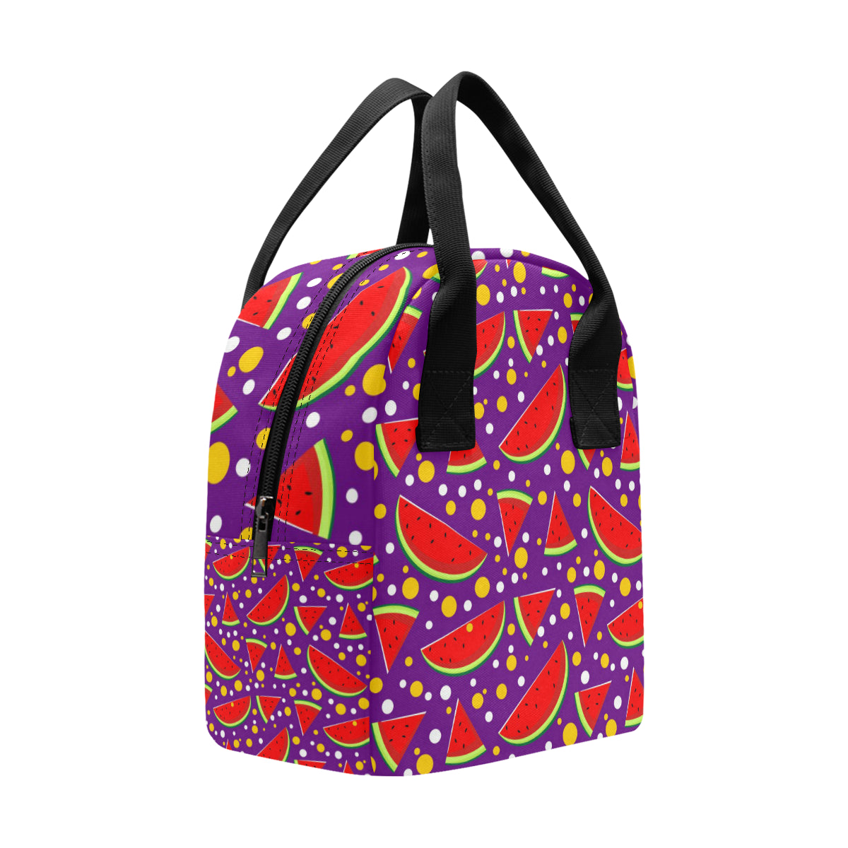 Watermelon Pattern Print Design WM010 Insulated Lunch Bag