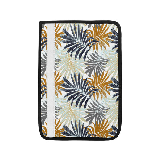 Colorful Tropical Palm Leaves Car Seat Belt Cover