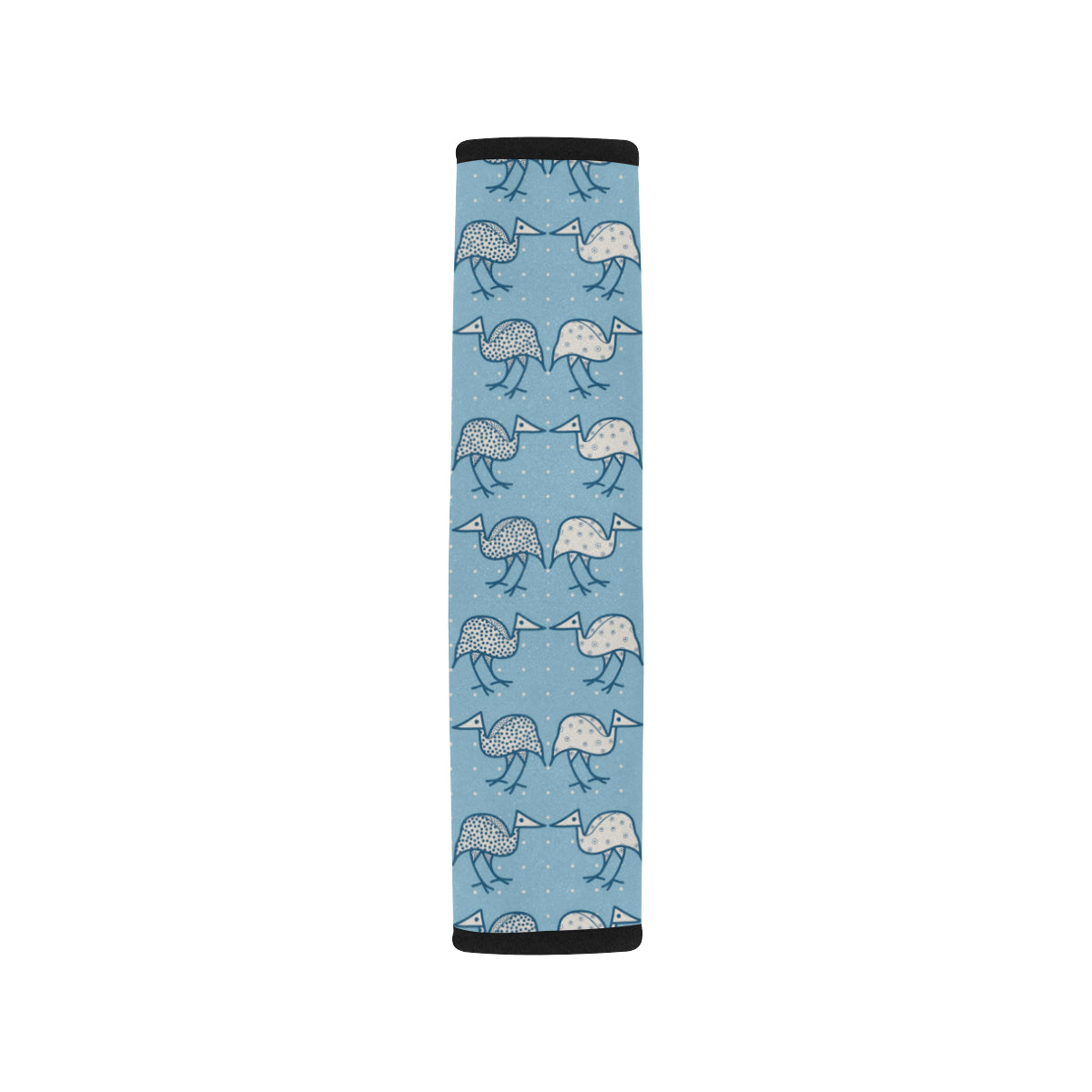 Emu Pattern Print Design 01 Car Seat Belt Cover
