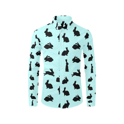 Rabbit Pattern Print Design RB010 Men's Long Sleeve Shirt