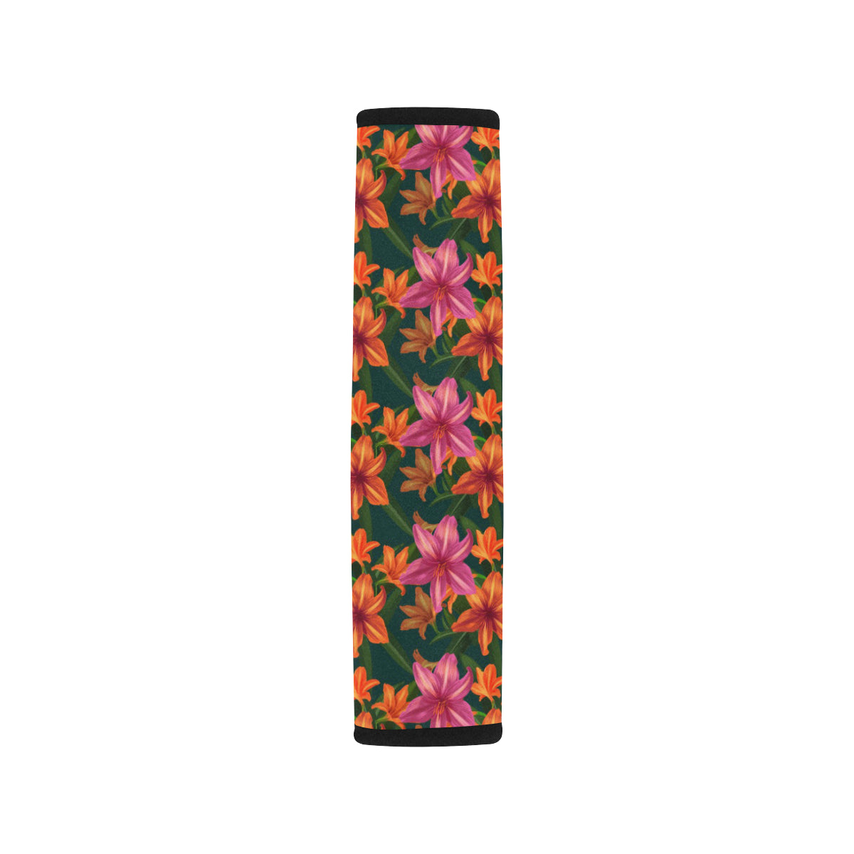 Amaryllis Pattern Print Design AL01 Car Seat Belt Cover