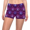 lotus Pattern Print Design LO01 Yoga Shorts