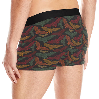 Bat Tribal Pattern Print Design 03 Men's Boxer Briefs