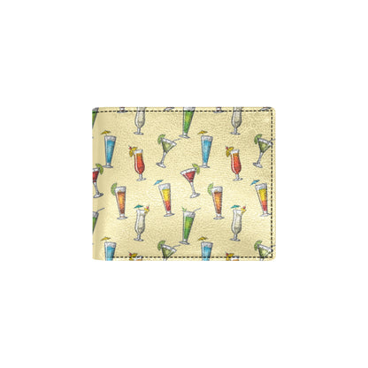 Cocktail Pattern Print Design 02 Men's ID Card Wallet