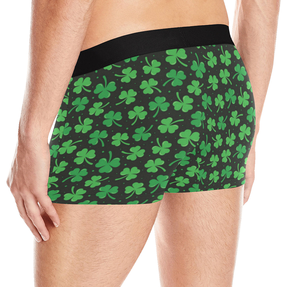 Clover  Pattern Print Design 04 Men's Boxer Briefs