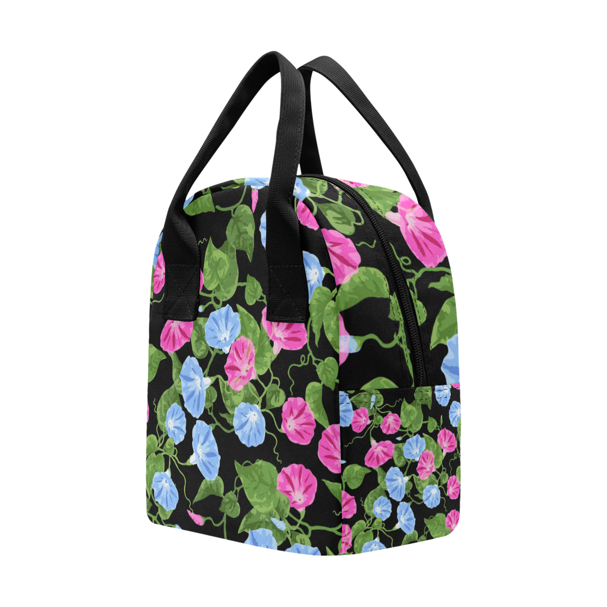 Morning Glory Pattern Print Design MG04 Insulated Lunch Bag