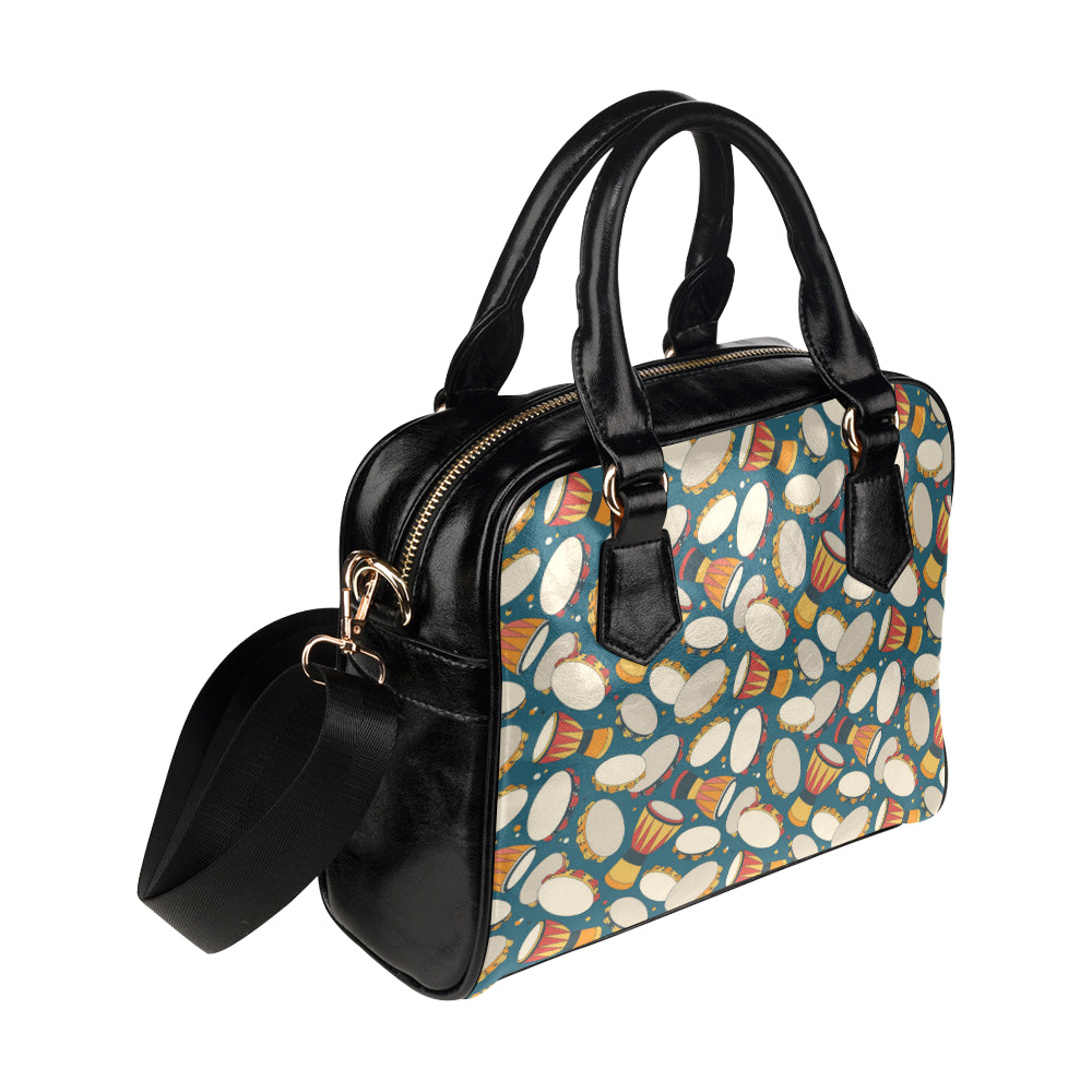 Tambourine Pattern Print Design 01 Shoulder Handbag