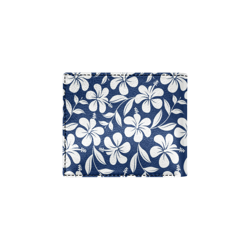 Hibiscus Pattern Print Design HB031 Men's ID Card Wallet