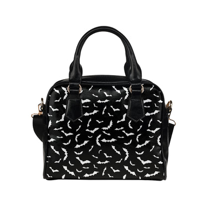 Bat Pattern Print Design 05 Shoulder Handbag