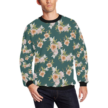 Iris Pattern Print Design IR01 Men Long Sleeve Sweatshirt