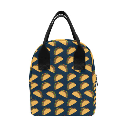 Taco Pattern Print Design TC04 Insulated Lunch Bag