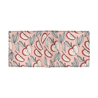 Apple Pattern Print Design AP04 Men's ID Card Wallet