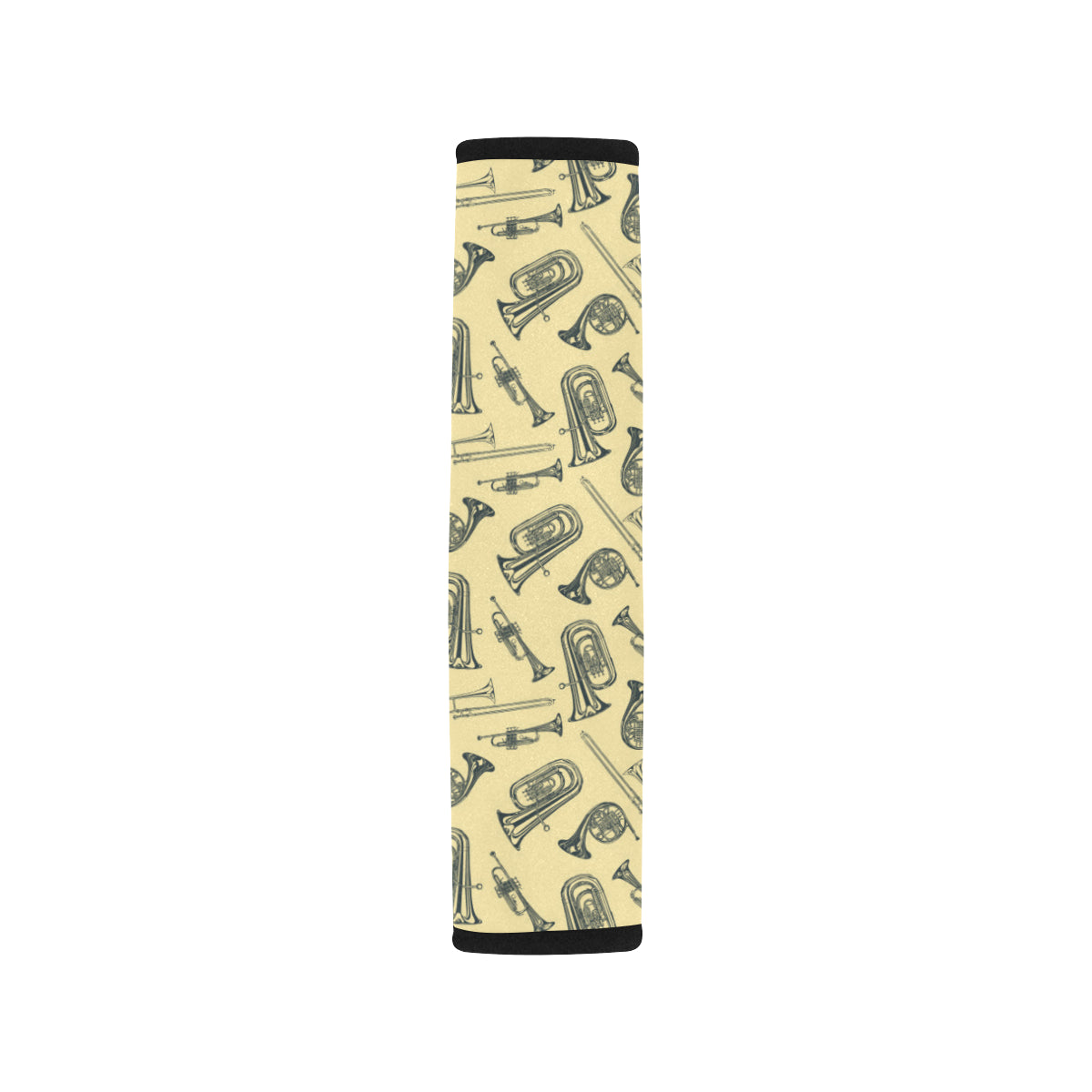 Tuba Pattern Print Design 01 Car Seat Belt Cover
