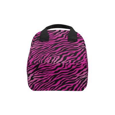 Pink Zebra Insulated Lunch Bag