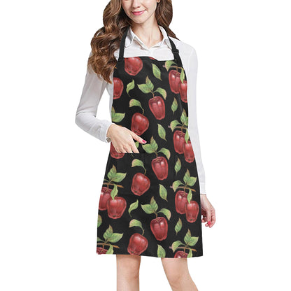 Apple Pattern Print Design AP011 Apron with Pocket