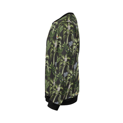 Rainforest Pattern Print Design RF05 Men Long Sleeve Sweatshirt