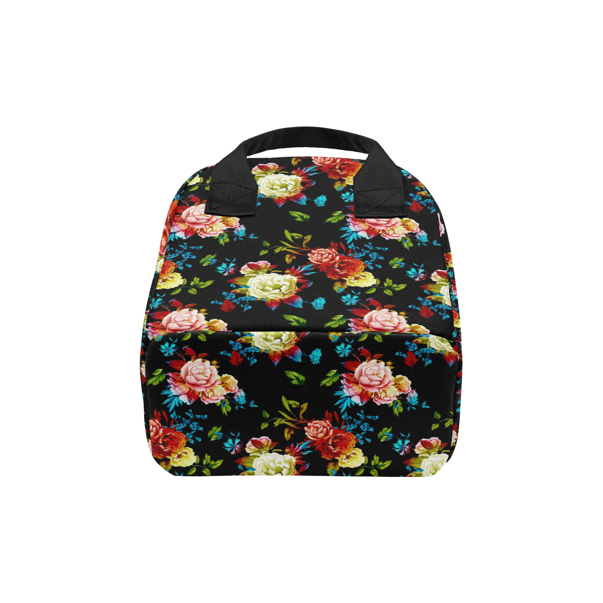 Peony Pattern Print Design PE07 Insulated Lunch Bag