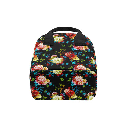 Peony Pattern Print Design PE07 Insulated Lunch Bag